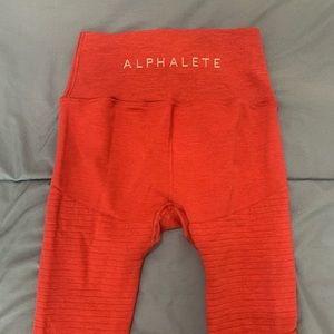 Alphalete Red Revival Leggings